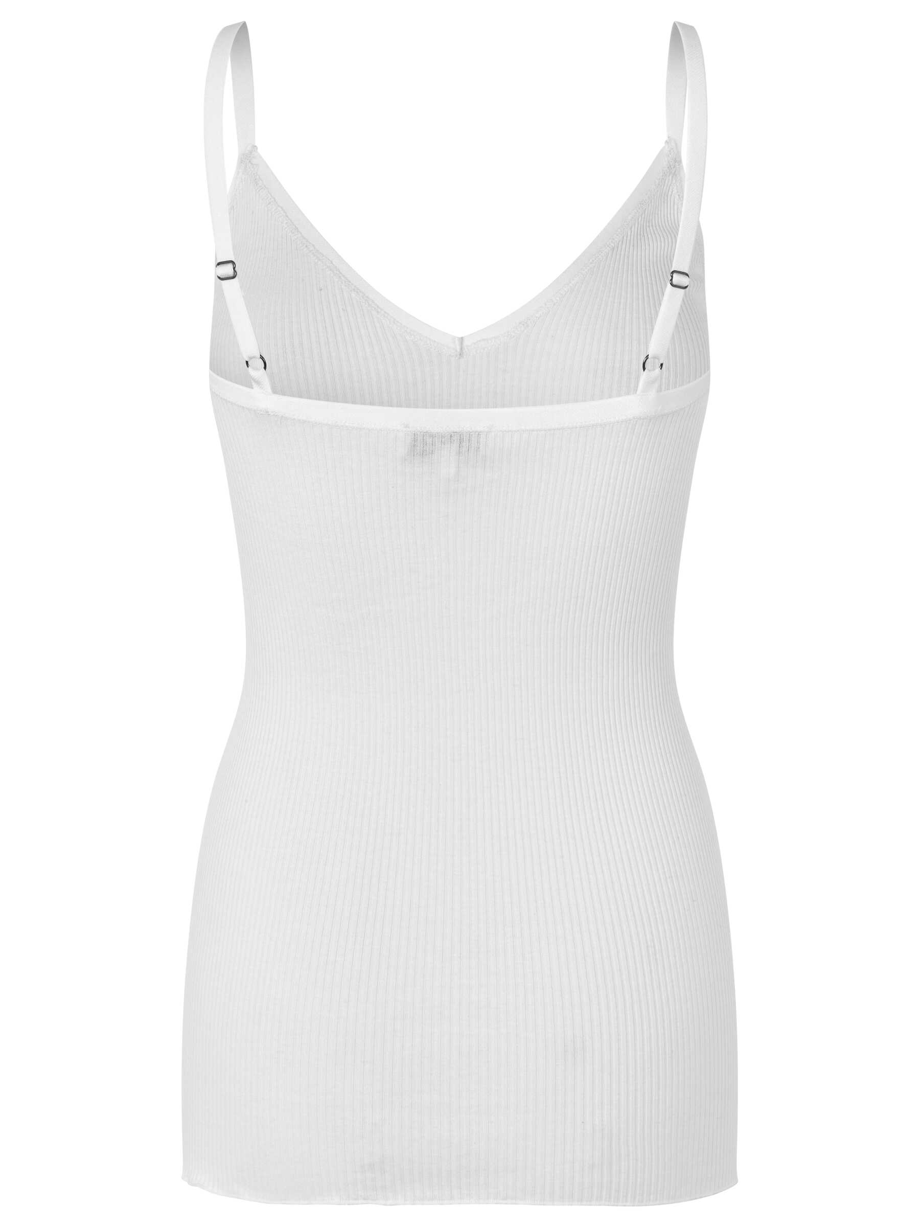 Rosemunde / Belle Silk Strap Top / New White