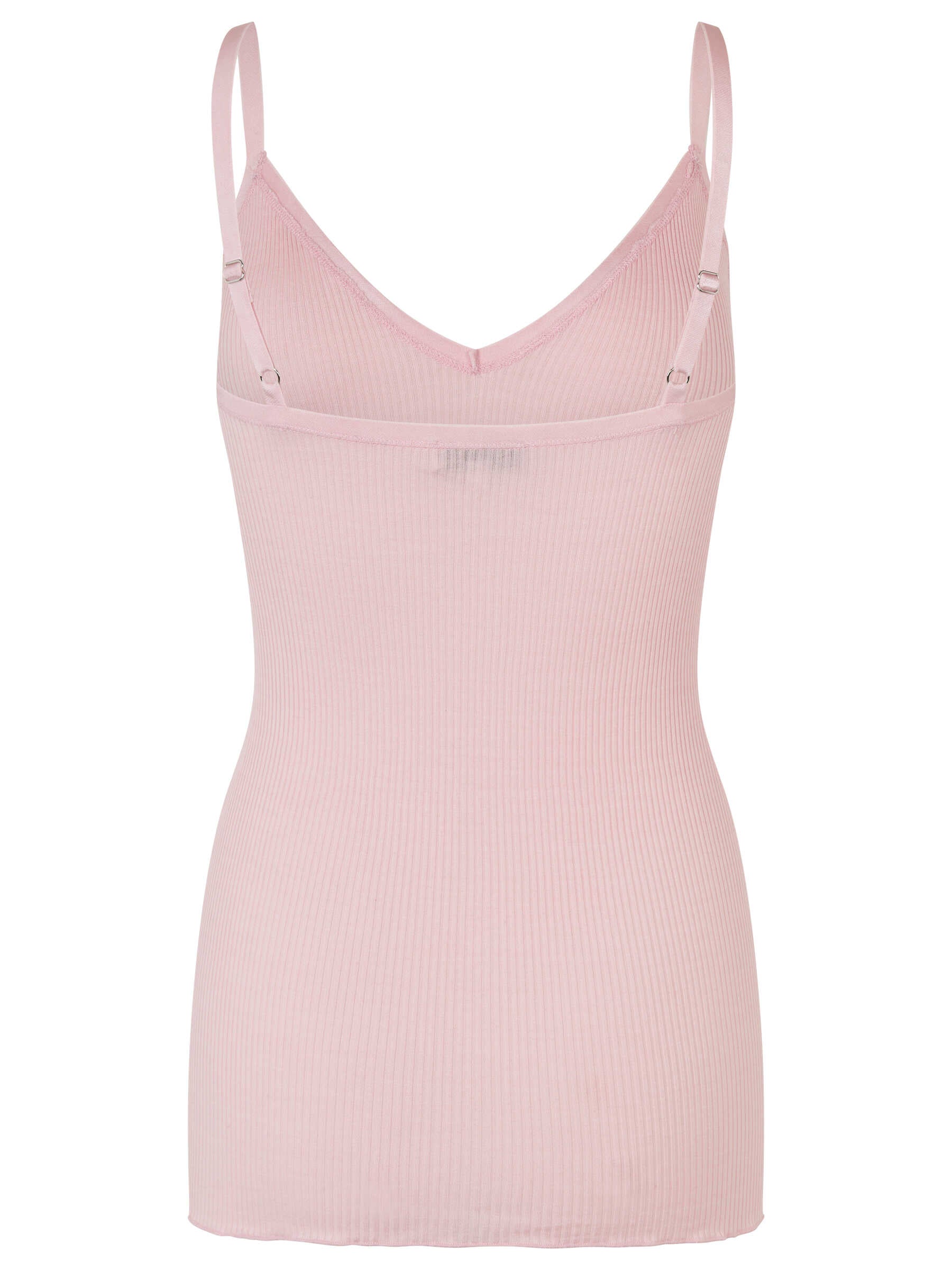 Rosemunde / Belle Silk Strap Top / Lotus Pink