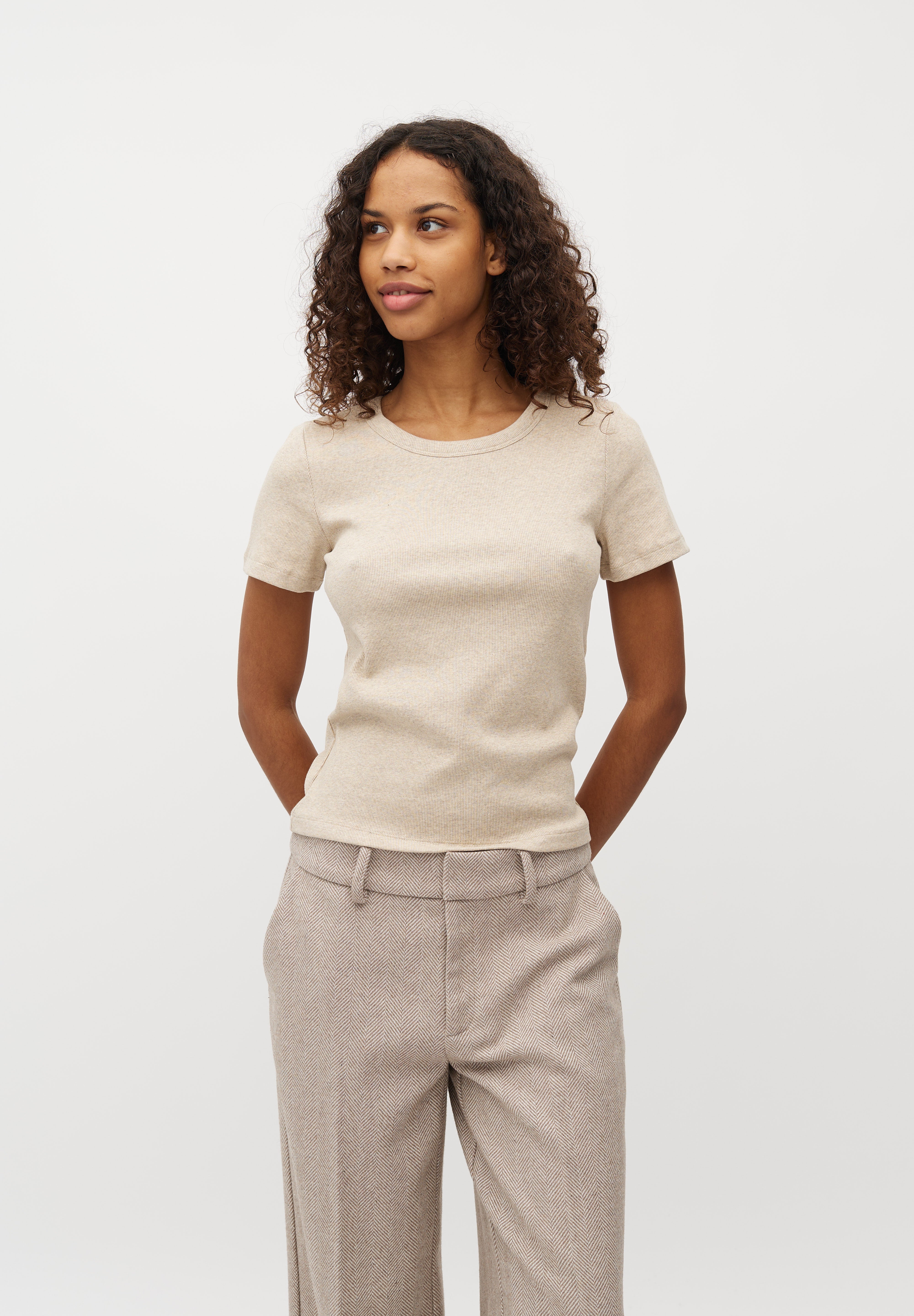 MbyM / Otis-M Evelyn Top / T-shirt / Earth Melange