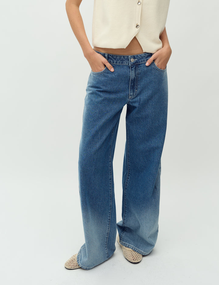 MbyM / MAYAFABS43 - Pyras-M Jeans / Fading Denim Wash (Kopie)