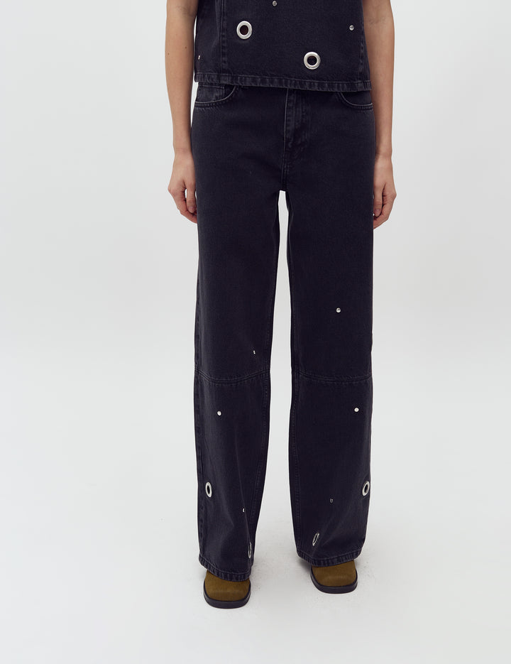 MbyM / Luxia-M MAYAFABT56 Jeans / Black Midnight Wash