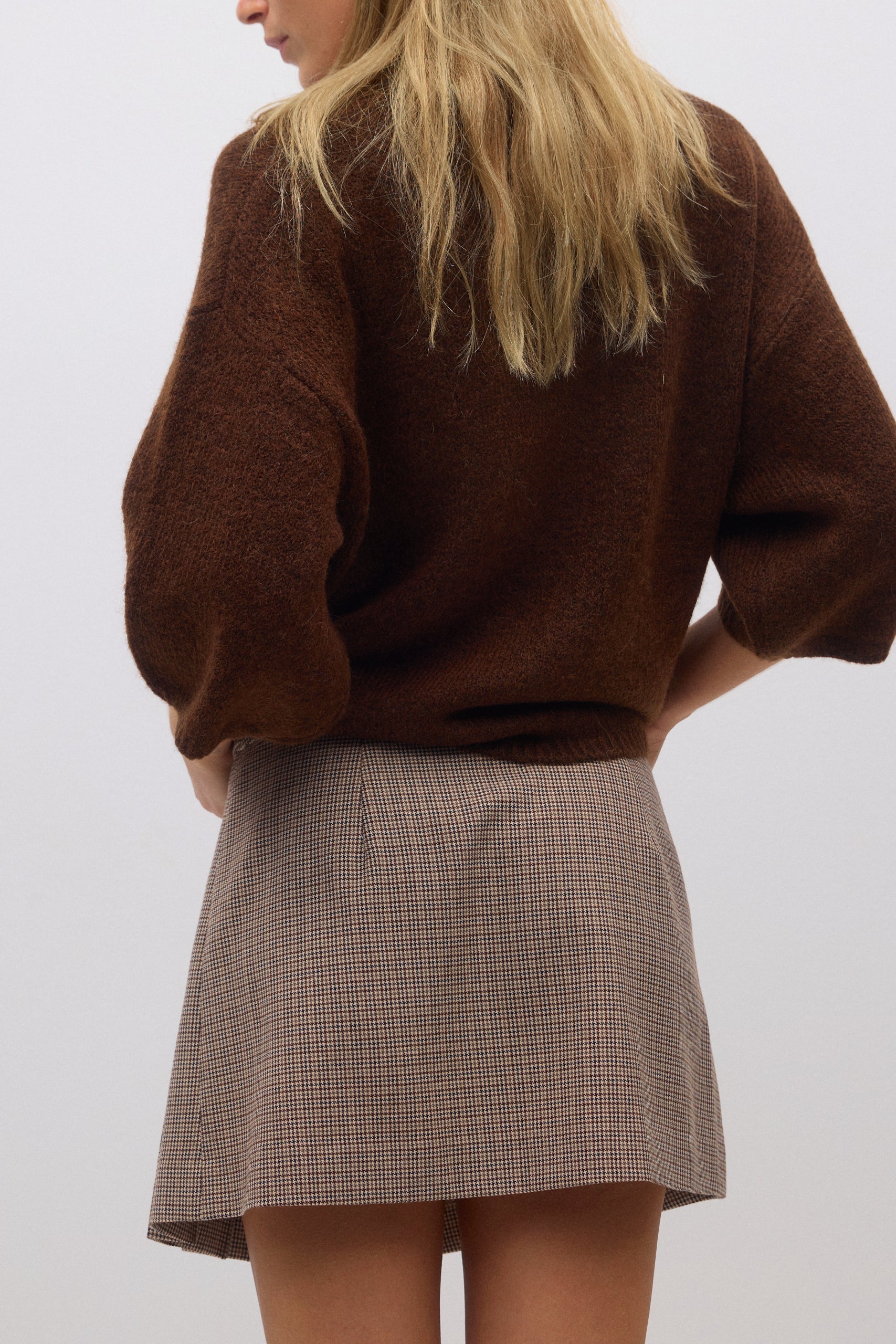 Gina Tricot / Pleated skirt / Check