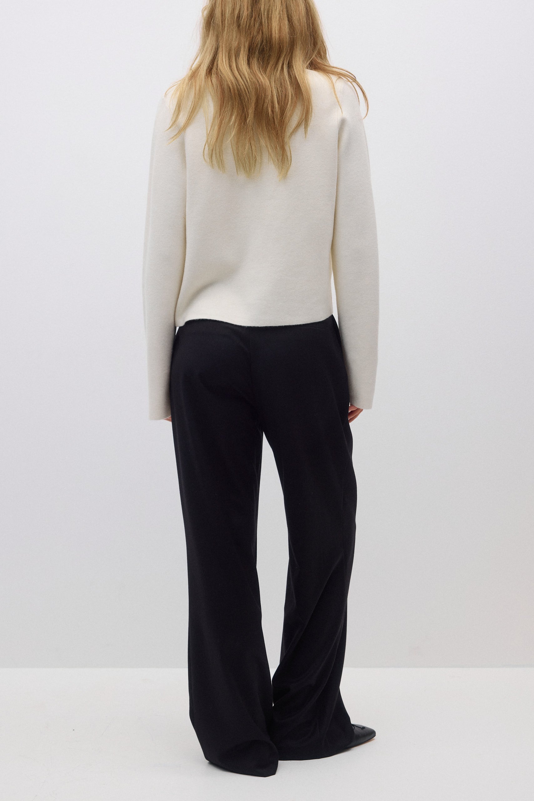 Gina Tricot / High waist wide trousers / Black