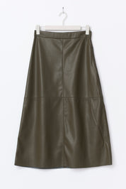 Gina Tricot / Pu skirt / Sea Turtle