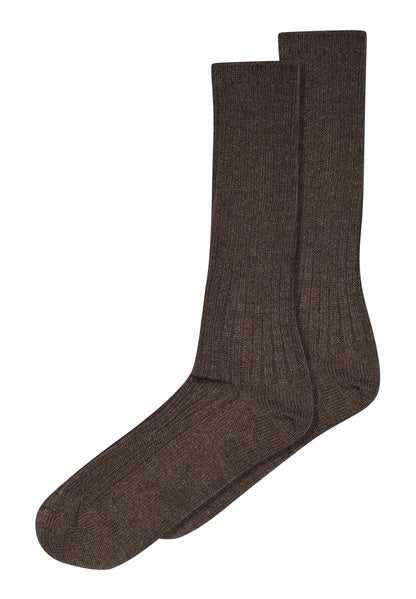 mp Denmark / Bess long socks / Brown Melange