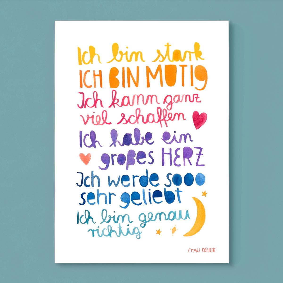 Frau Ottilie / Print A4 *Affirmation*