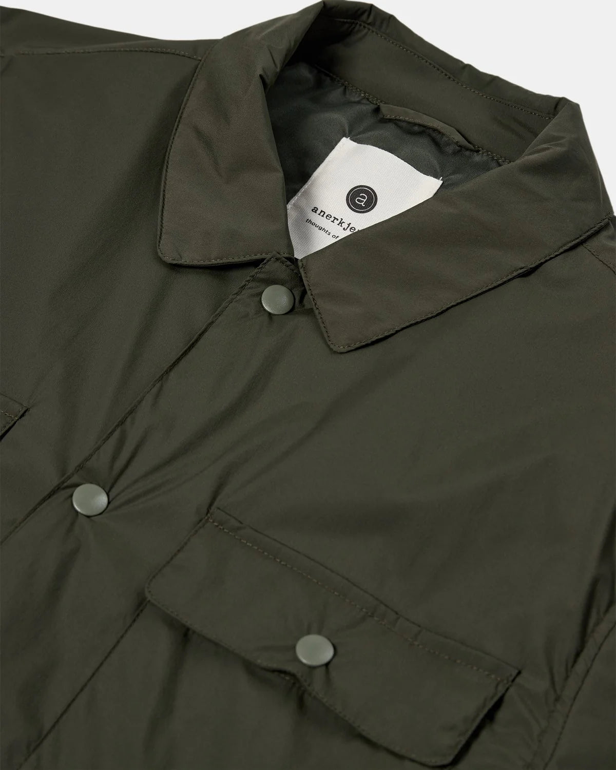 Anerkjendt / AKOSCAR NYLON PADDED JACKET / Forest night