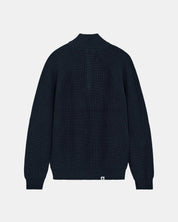 Anerkjendt / AKSUNE PATENT HALF ZIP KNIT / Sky Captain