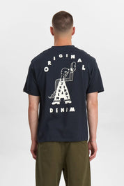 Anerkjendt / AKVILLADS UNDYED S/S TEE / Sky Captain