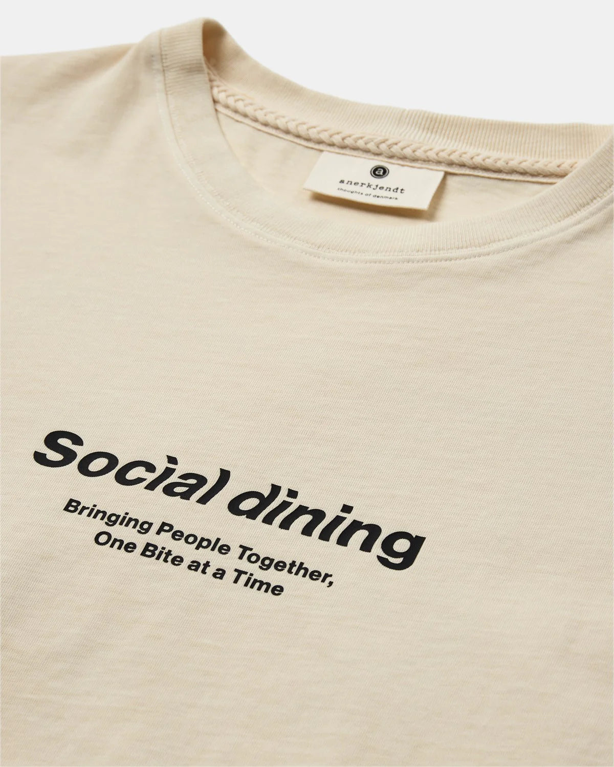 Anerkjendt / AKVILLADS SOCIAL PRINT S/S TEE / Sky Captain