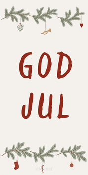 Ib Laursen / Serviette God Jul und Weihnachtsgirlanden My Nostalgic Christmas 16 Stck