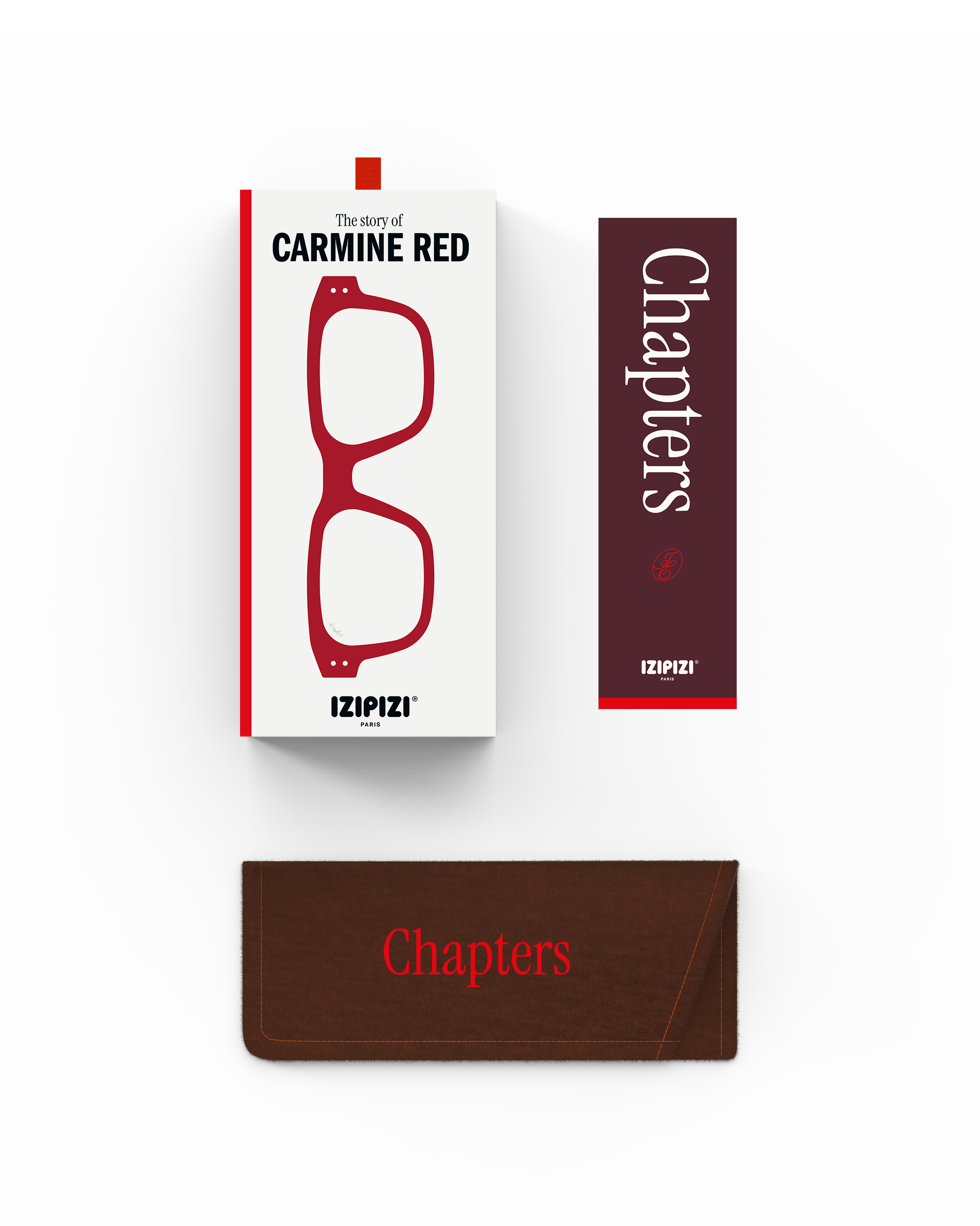 IZIPIZI / #QUOTE READING / Carmine Red