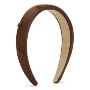 Sui Ava / Floral Gleam Headband / Chocolate Fondant