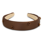 Sui Ava / Floral Gleam Headband / Chocolate Fondant