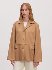 EDITED / Adela Blazer (Suede) / Tigers eye