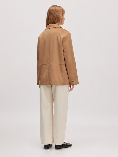 EDITED / Adela Blazer (Suede) / Tigers eye