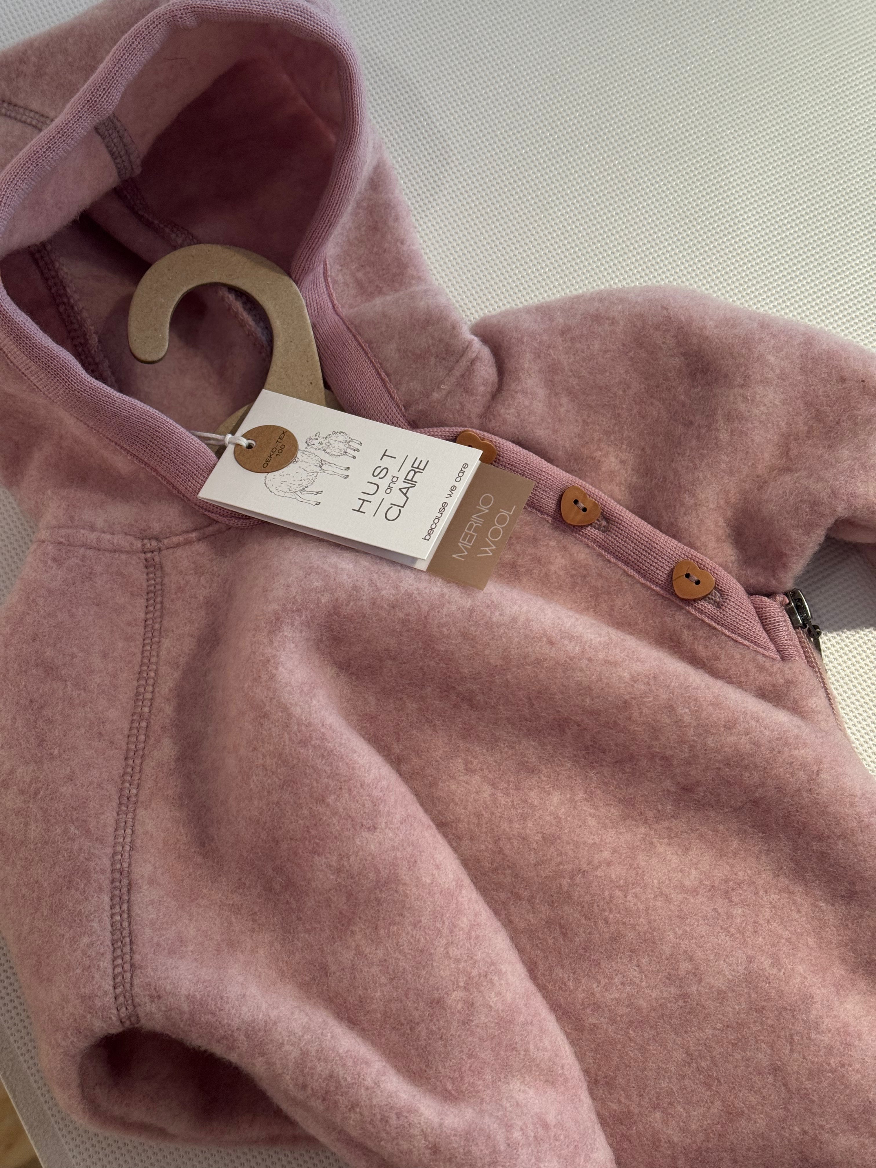 Hust&Claire / HCMevi Hood Wool Fleece / Heather