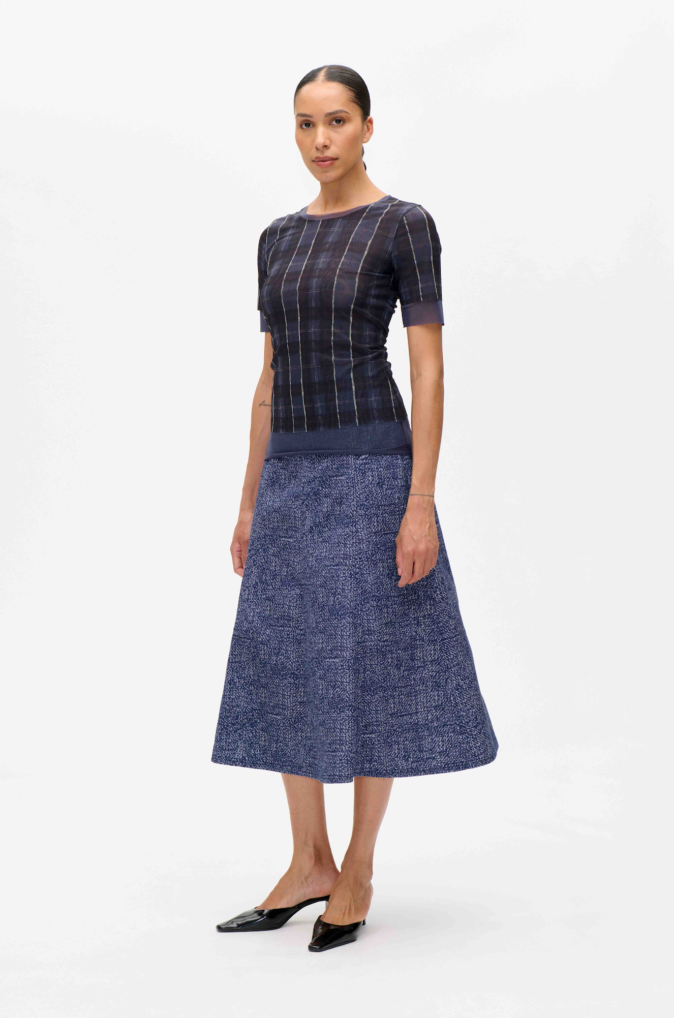 Baum und Pferdgarten / SAARA Skirt / Printed Chunky Twill