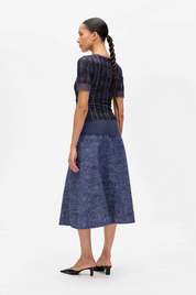 Baum und Pferdgarten / SAARA Skirt / Printed Chunky Twill