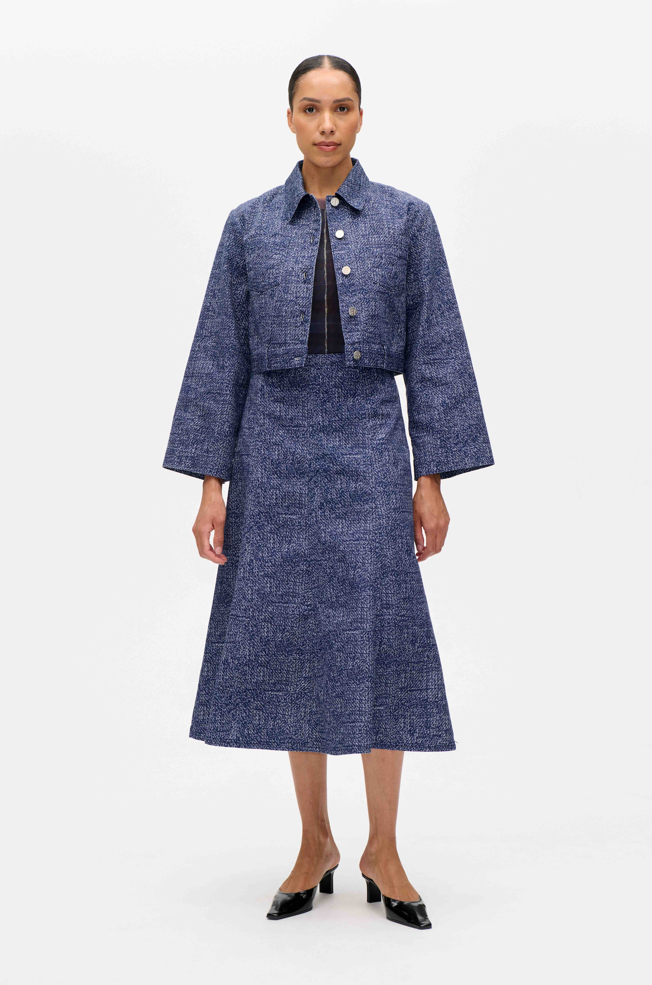 Baum und Pferdgarten / SAARA Skirt / Printed Chunky Twill