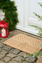 Ib Laursen / Türmatte eingeprägtes Weihnachtshaus