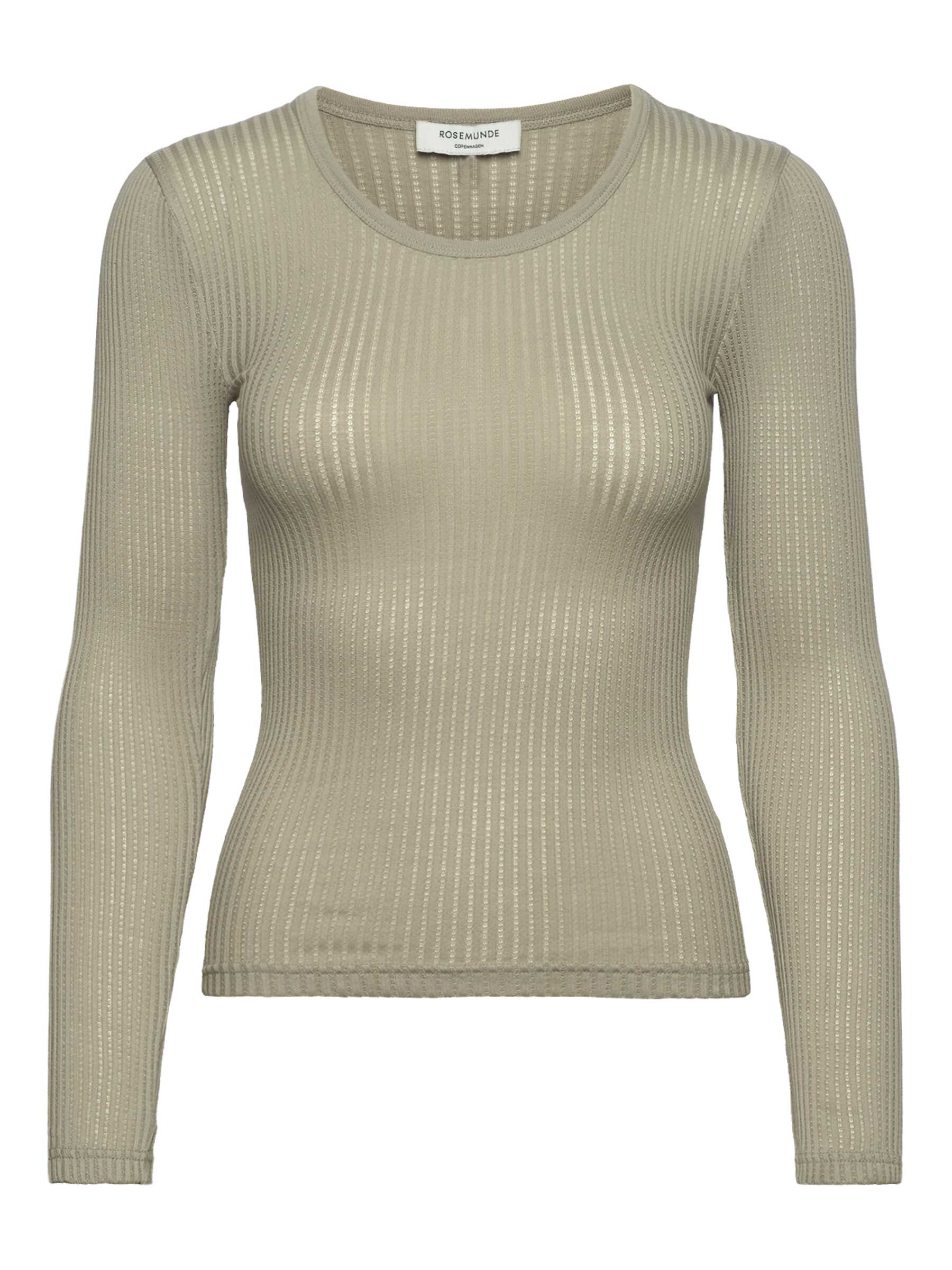 Rosemunde / RWBelize Silk LS T-shirt / abbey stone