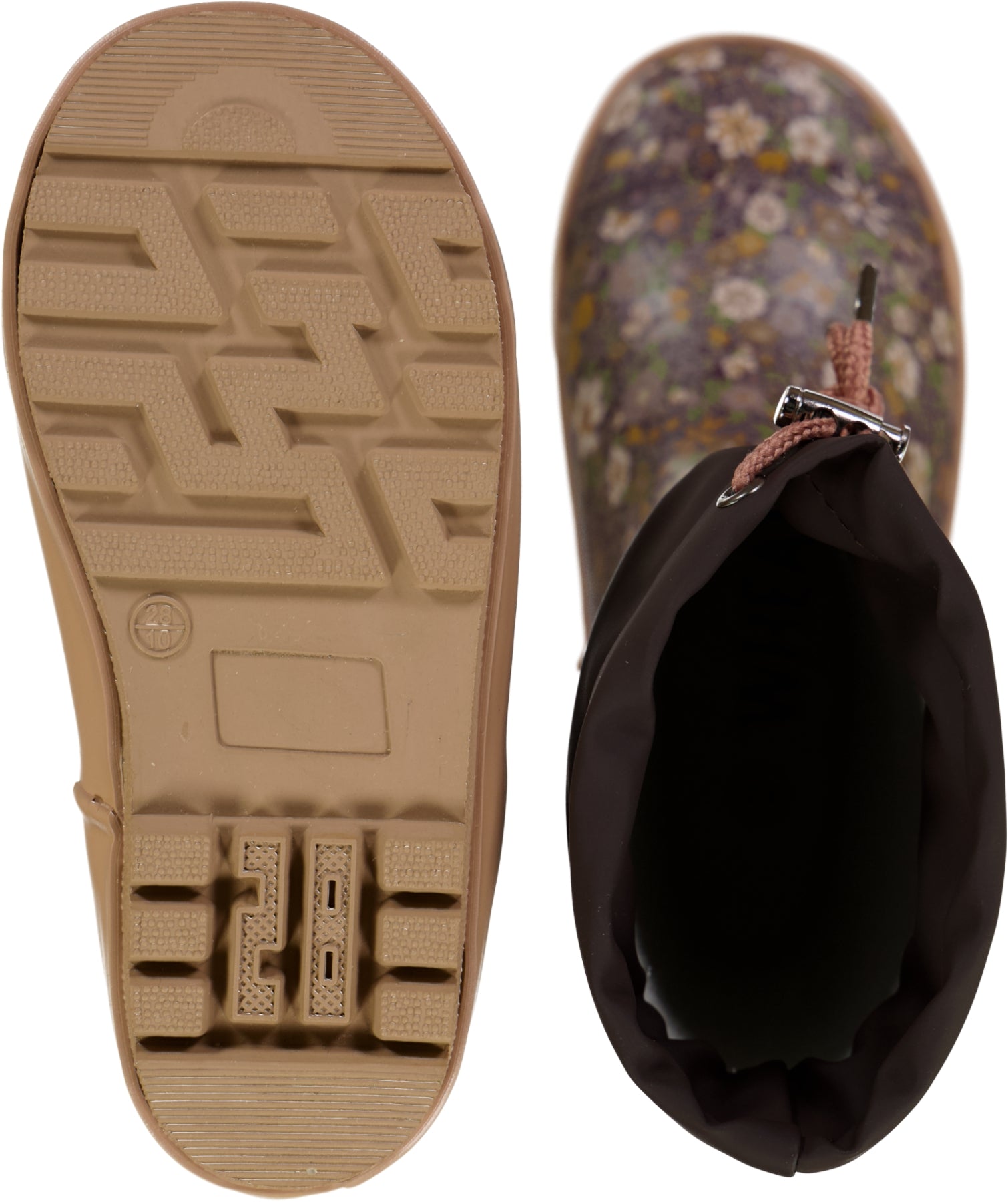 WF363g-Thermo-Rubber-Boot-Print-3122-eggplant-flowers-Extra-2