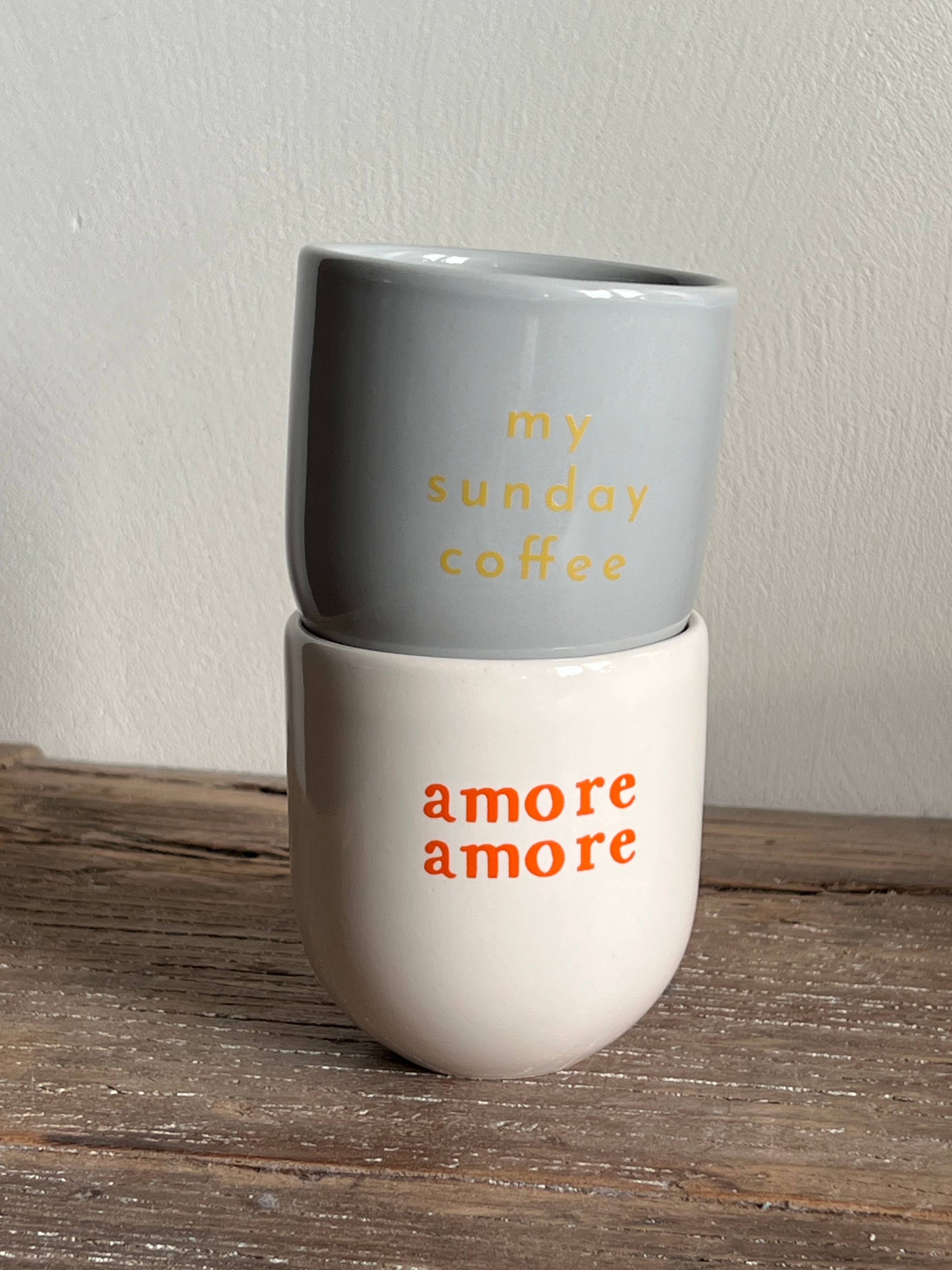 Sisi / Sisi Tasse, Amore Amore weiß