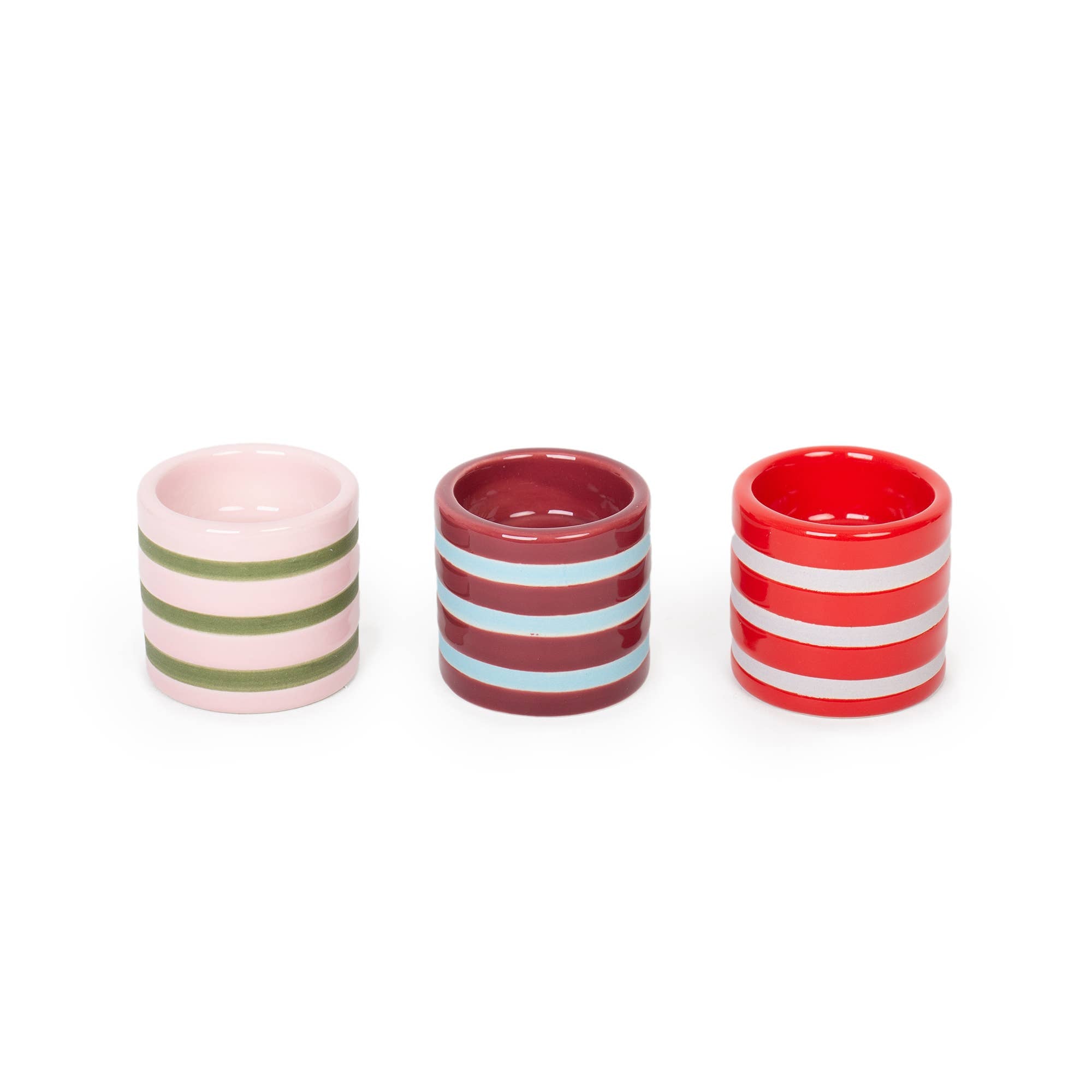 2ER-PACK TROPISCHE KERAMIK-KERZENHALTER HF