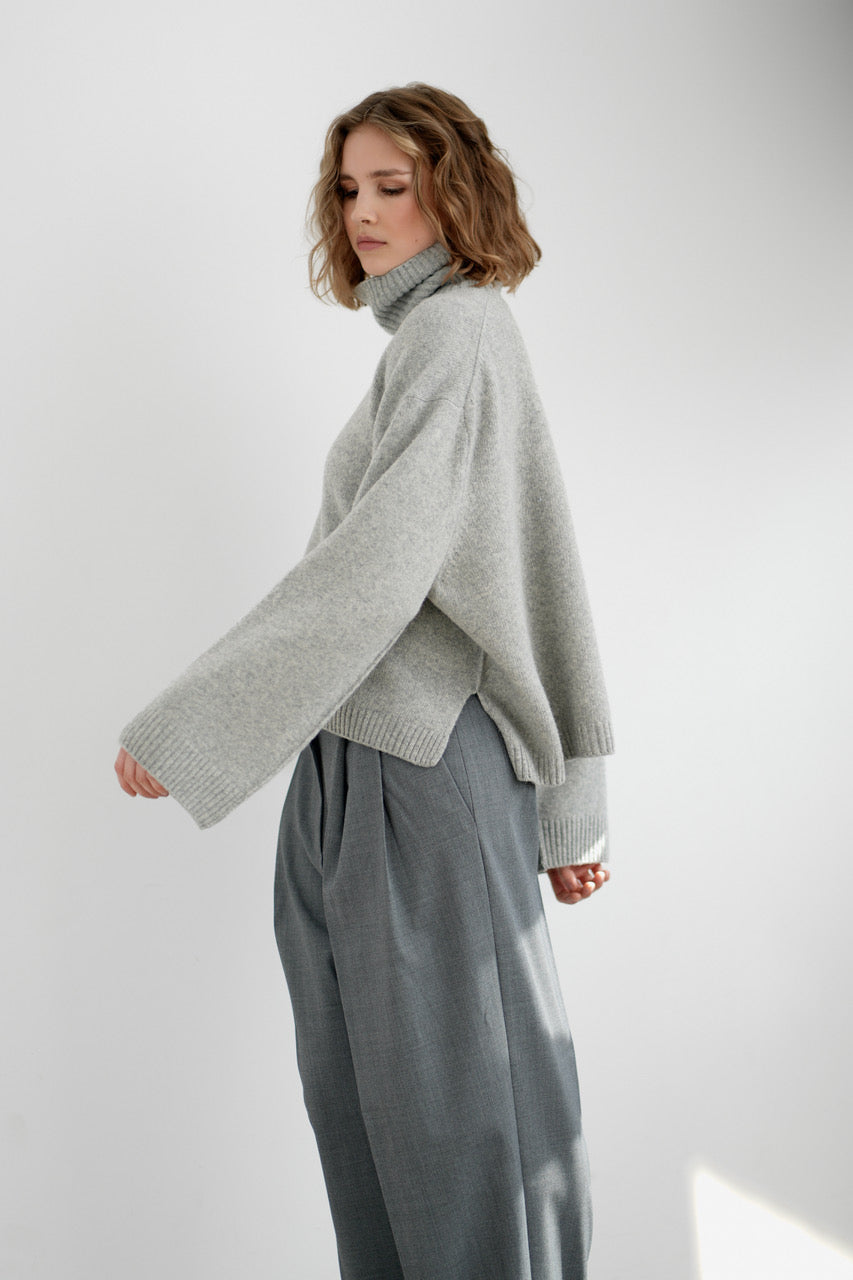 Greymarl / Frida Knit / Grey Melange