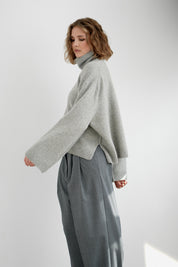 Greymarl / Frida Knit / Grey Melange