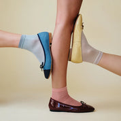 mp Denmark / Pi glitter short socks / Slate Blue