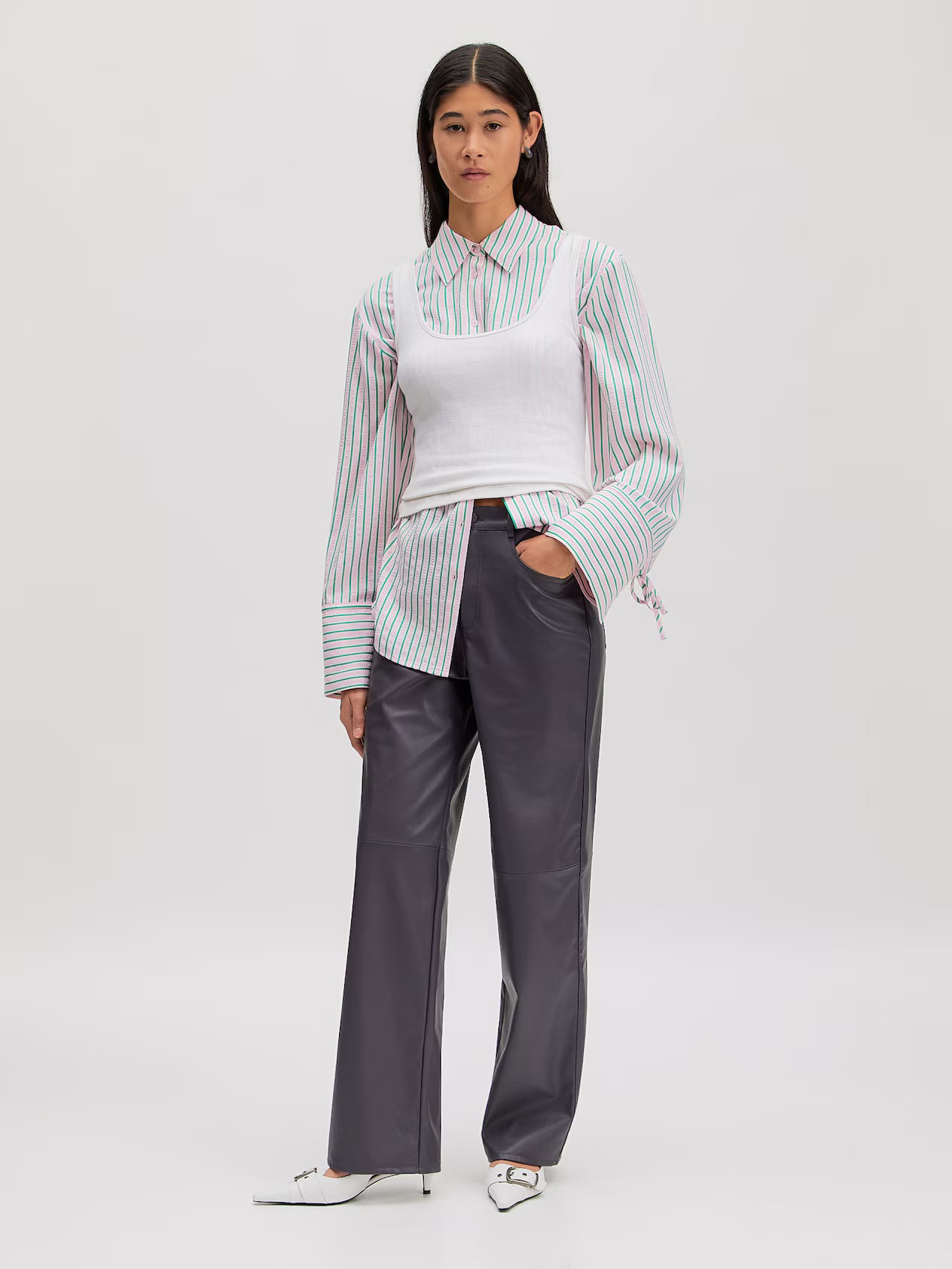 Edited / Celina PU Trousers / Periscope