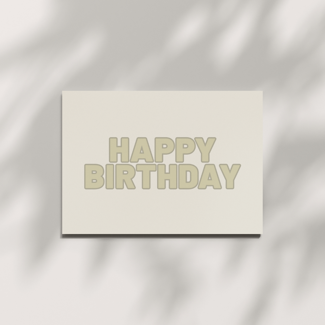 HERR&FRAUHEMPEL - Postkarte - HAPPY BIRTHDAY