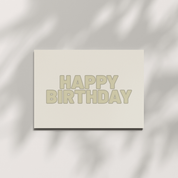 HERR&FRAUHEMPEL - Postkarte - HAPPY BIRTHDAY