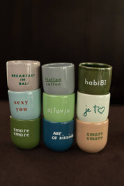 Sisi / 'Amore Amore' Becher in beige