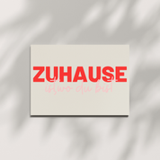 HERR&FRAUHEMPEL - Postkarte - ZUHAUSE