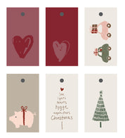 Ib Laursen / 6 verschiedene Geschenkanhänger / My Nostalgic Christmas