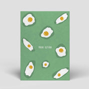 Naturbedacht - Postkarte Ostern - Spiegeleier  - Nr. 121