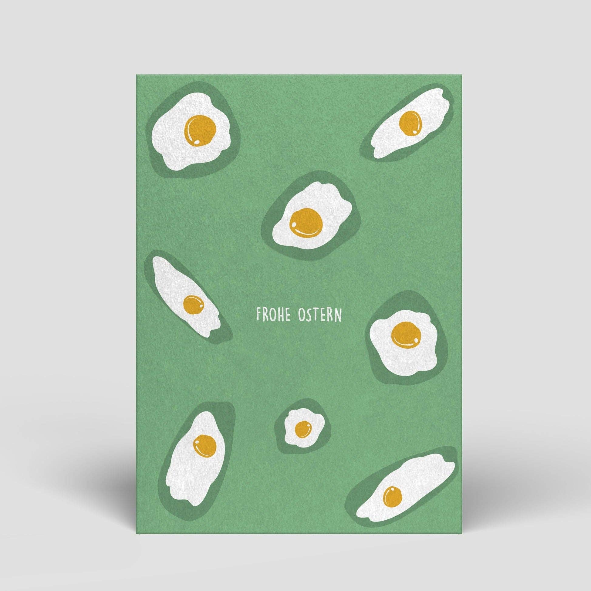 Naturbedacht - Postkarte Ostern - Spiegeleier  - Nr. 121