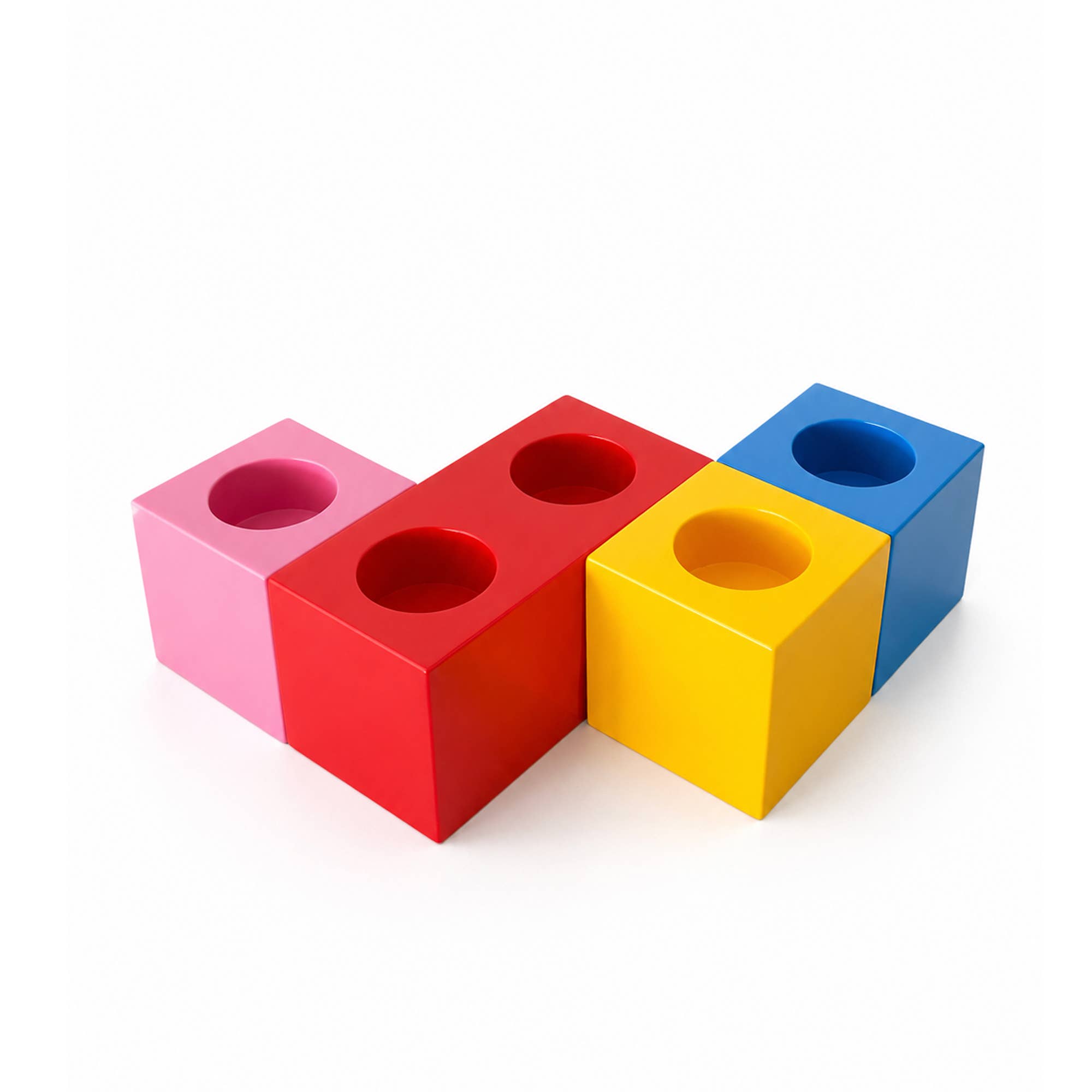 Helio Ferretti - Regenbogen-Set mit 4 Kerzenhaltern HF