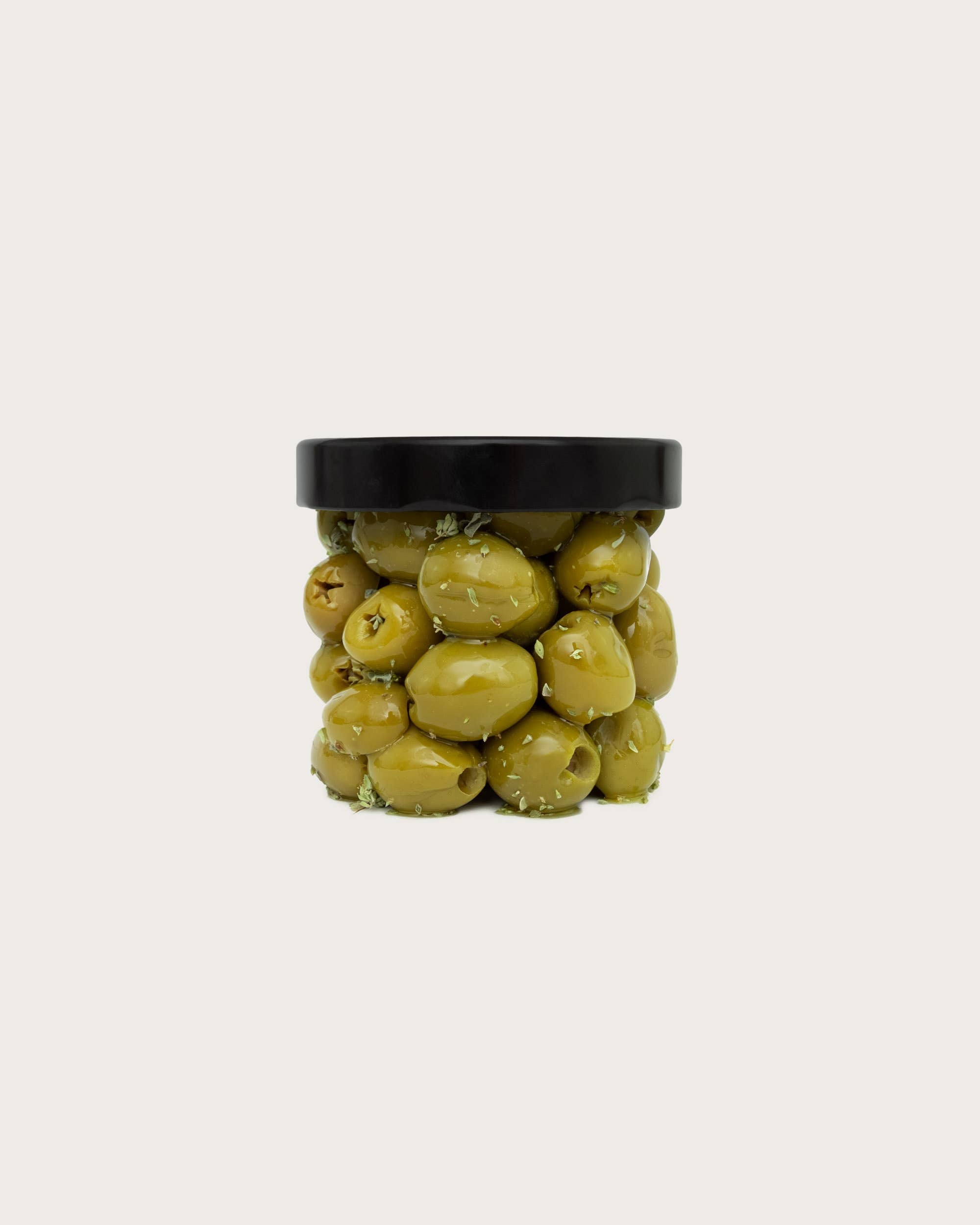 O.E.L. - Thalassa GmbH & Co. KG - OELiven Grün 170 g - Bio Oliven mit Kräutern und Knoblauch