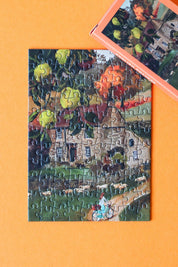 Mini-Puzzle English Cottage, 99 Teile