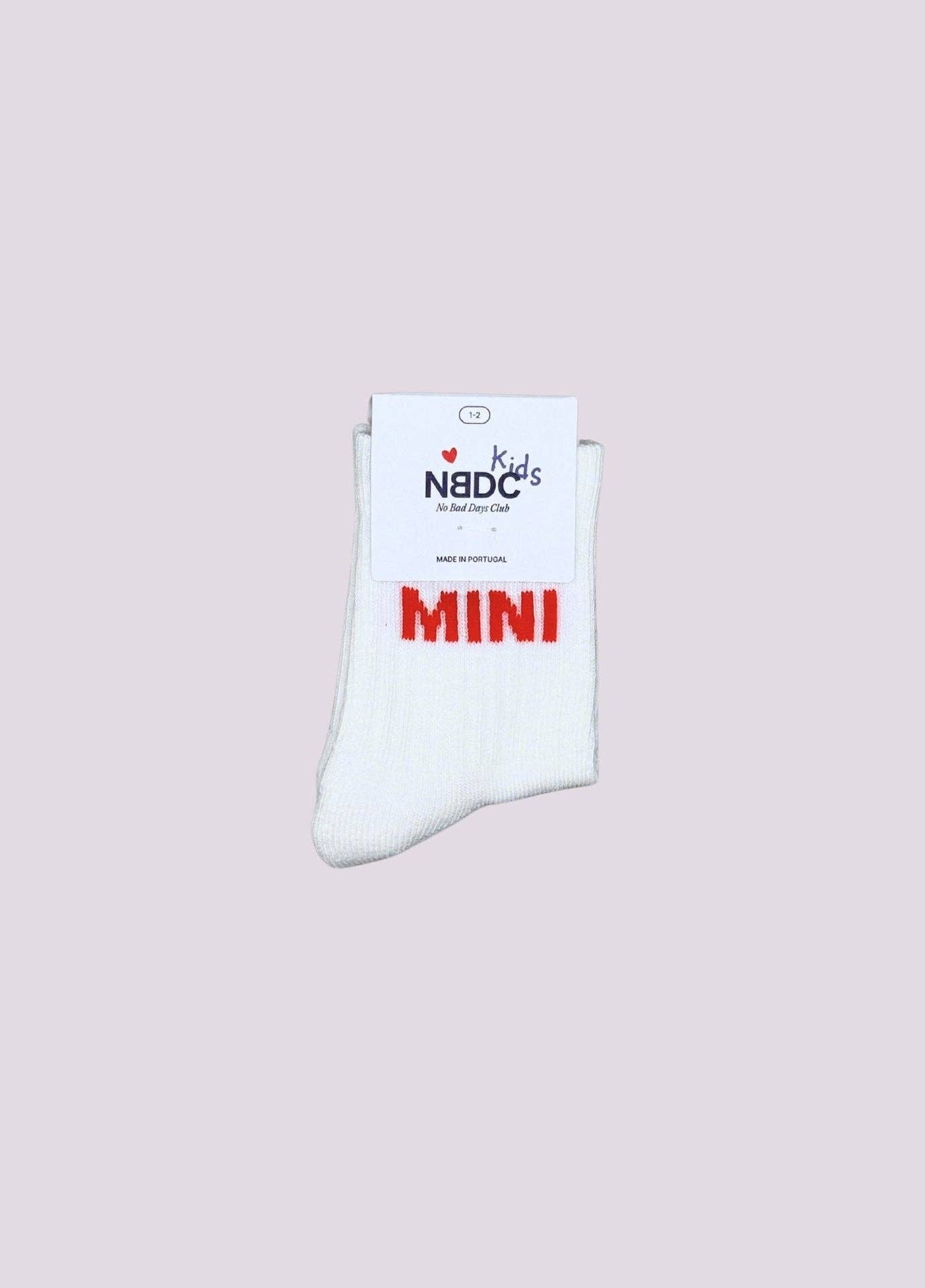 No Bad Days Club - MINI SOCKEN | ROT