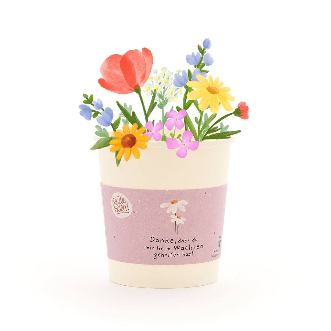 TDJ Stadtgärtner GmbH - Danke Wachsen - Becher