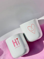 Goldscherben - Becher Tasse Heart Smiley