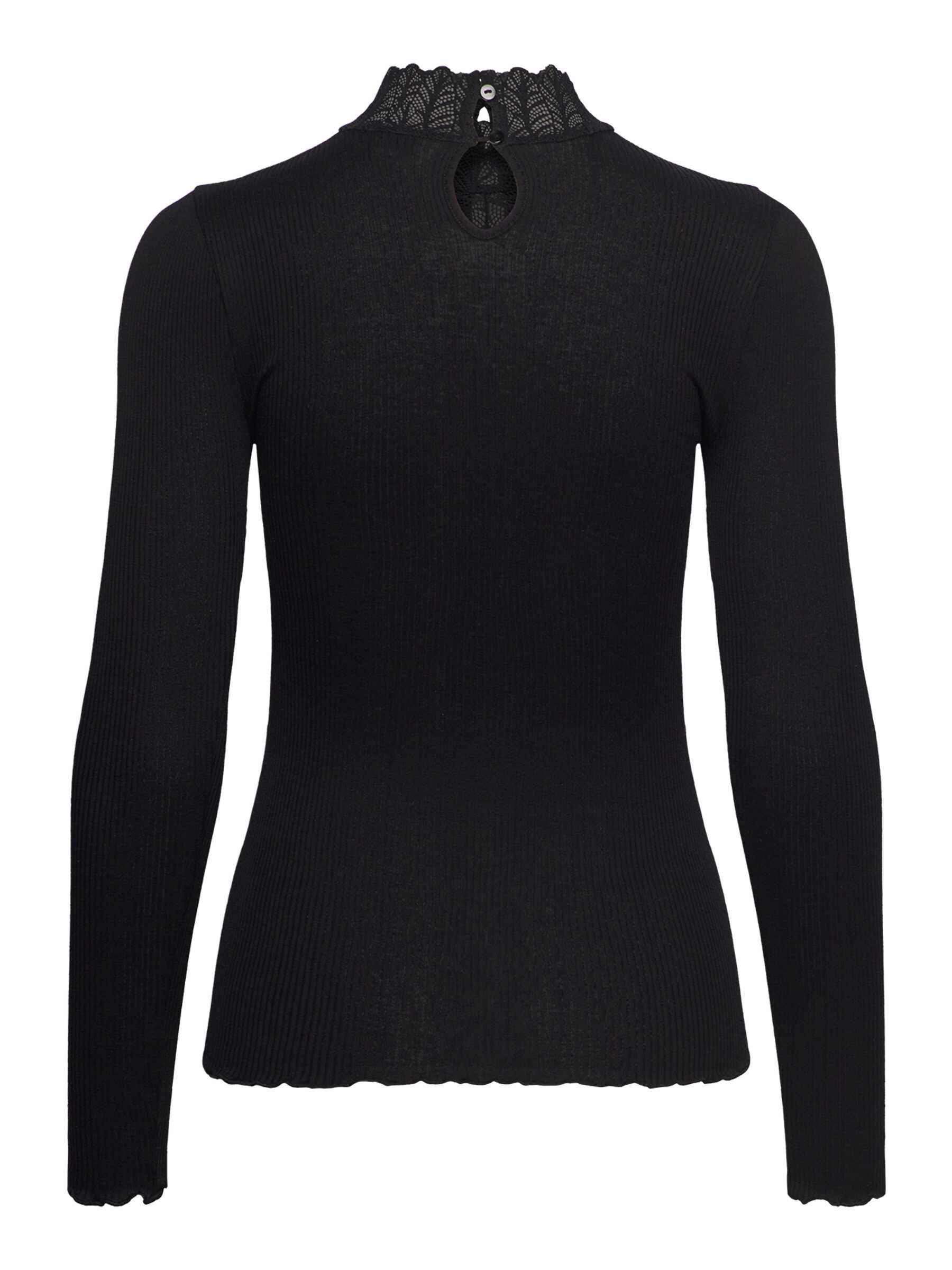 Rosemunde / RWBeatha Silk LS Lace T-shirt / black