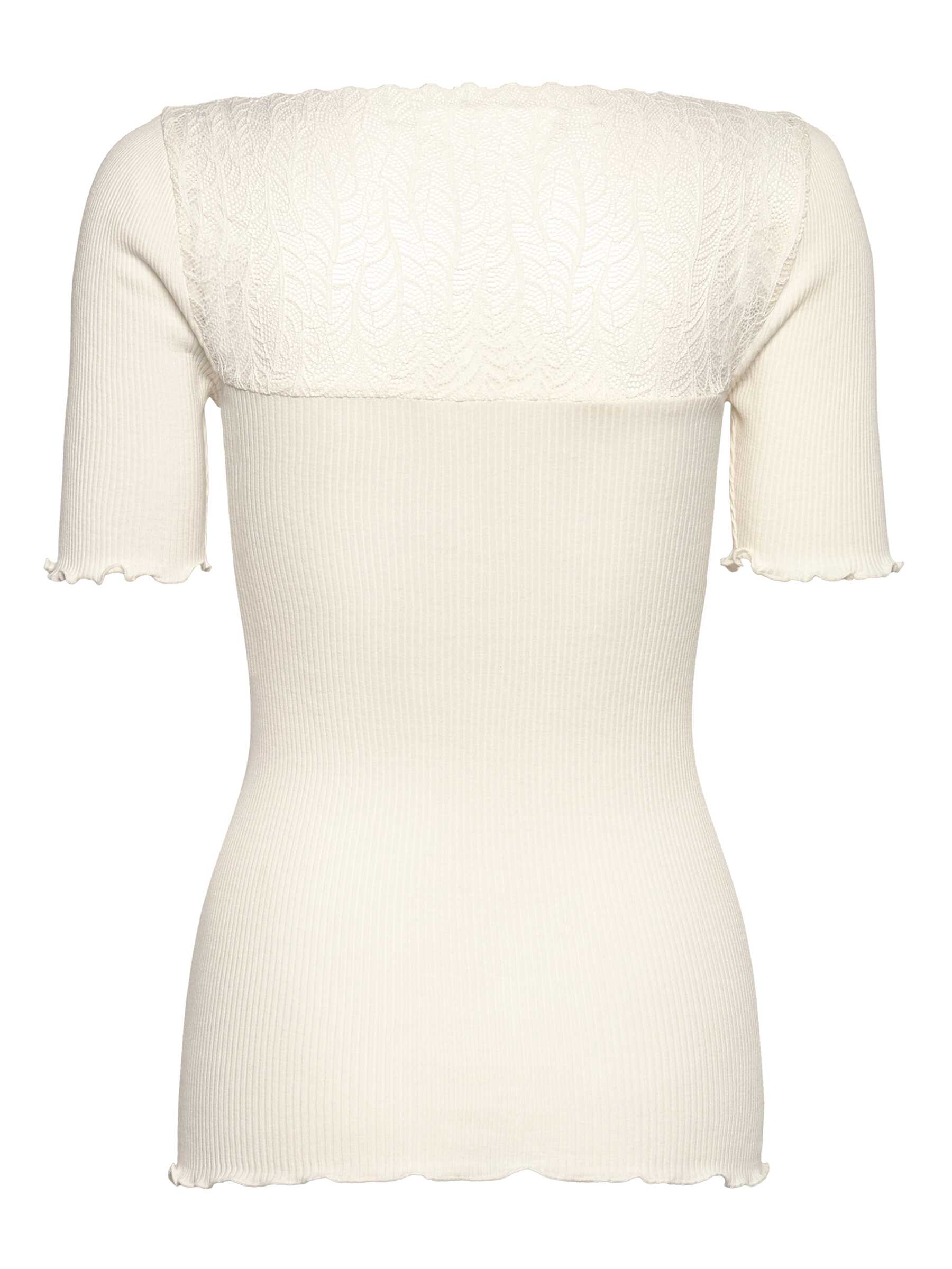 Rosemunde / RWBeatha Silk 2-4 SS Boatneck Lace T-shirt / ivory