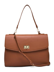 Rosemunde / RBSanya Large Working Bag / cognac gold
