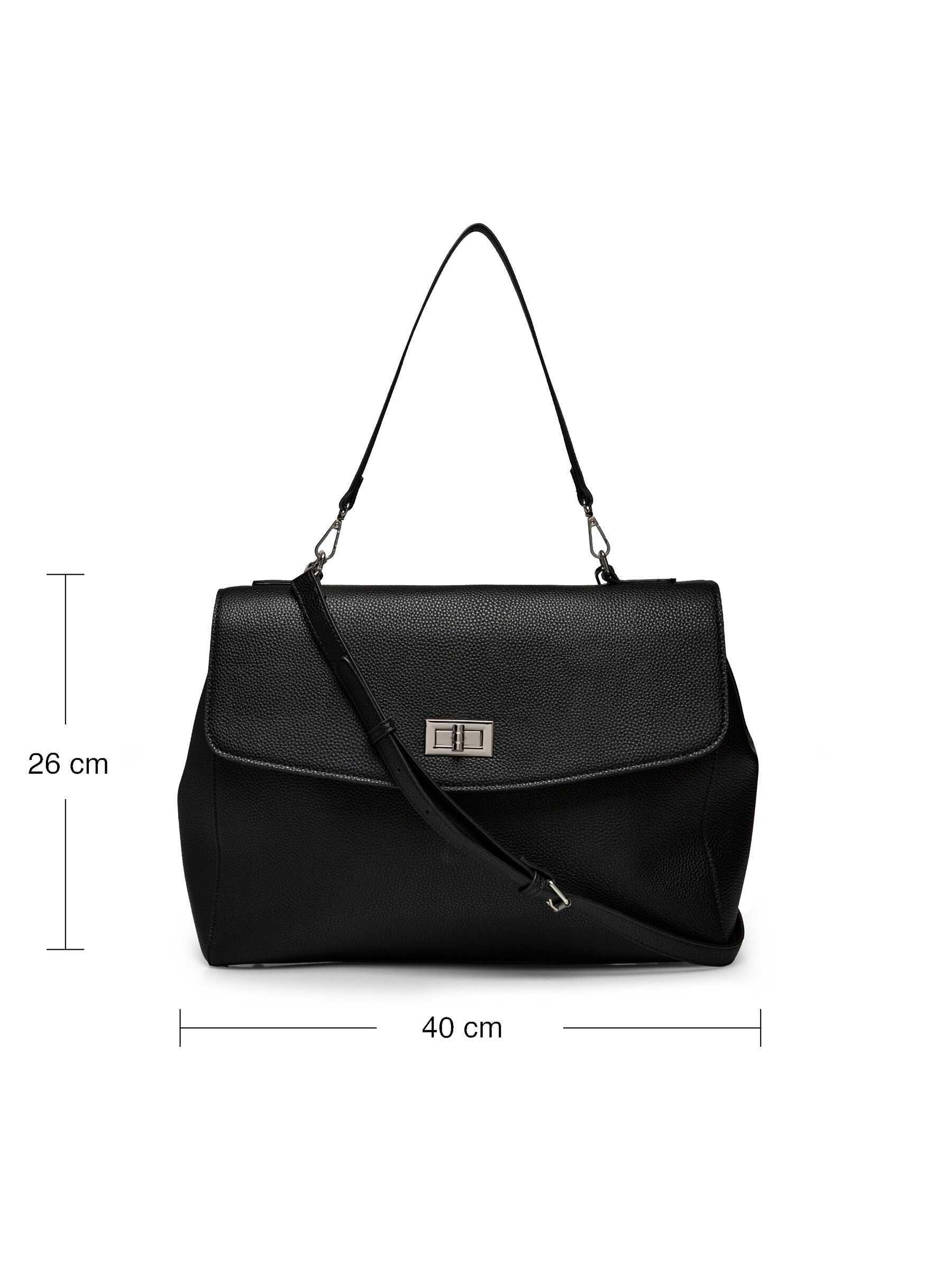 Rosemunde / RBSanya Large Working Bag / black silver